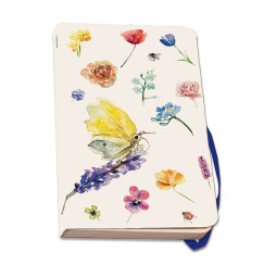 Skrivbok A6 Fjärilar & Blommor